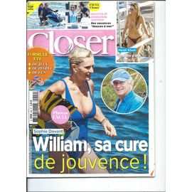 Closer 18/08/2023 Sophie Davant & William Leymergie, Marwan Bereni, Rihanna, Jérôme Anthony, Sydney Sweeney, Eva Longoria, Elton John, Diane Kruger, Heidi Klum,Robbie Williams, Shakira,Michèle Laroque