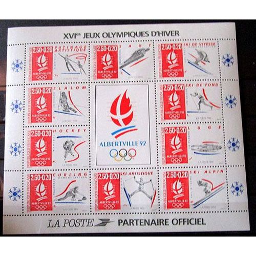 1992. Bf14: 16ème Jeux Olympiques D'hiver D'albertville.