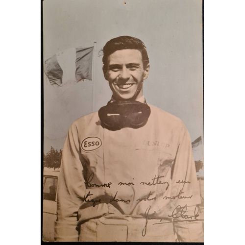 Carte Publicitaire Esso Jim Clark
