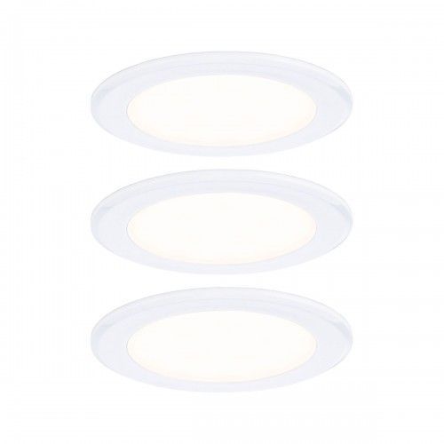 3 X Spot encastré LED 2,5 W - 3000 K - blanc - pour éclairage de meuble PAULMANN