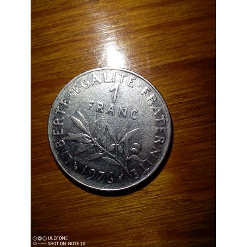 Pièce De 1 Franc 1976