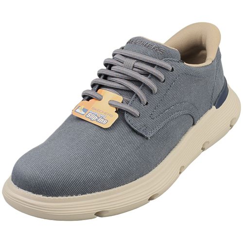 Chaussures Skechers Slipsins Garza Clive Bleu Pour