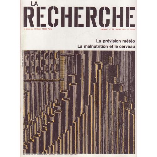 La Recherche N° 64 : La Prevision Meteo La Malnutrition Et Le Cerveau