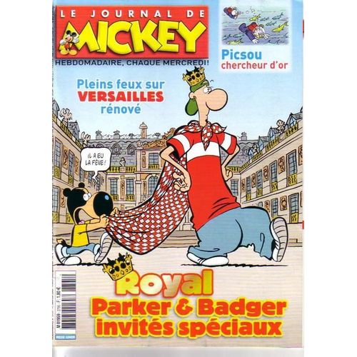 Le Journal De Mickey  N° 2795 : Pleins Feux Sur Versailles Rénové