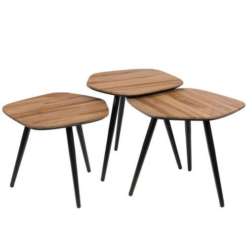 Set De 3 Bouts De Canapé Bella En Teck