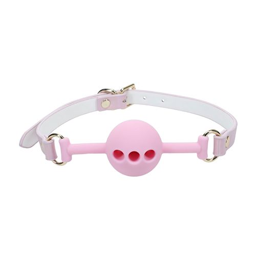 Bâillon Boule Respirant Collection Paris Rose - Ouch - Rose