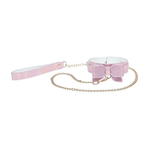 Collier Avec Laisse Collection Paris Rose - Ouch - Rose