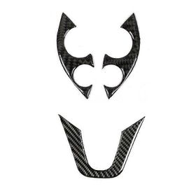 Autocollant De Garniture De Garniture De Décoration De Volant En Fibre De Carbone De Voiture Pour Smart 453 Fortwo 2016-2021