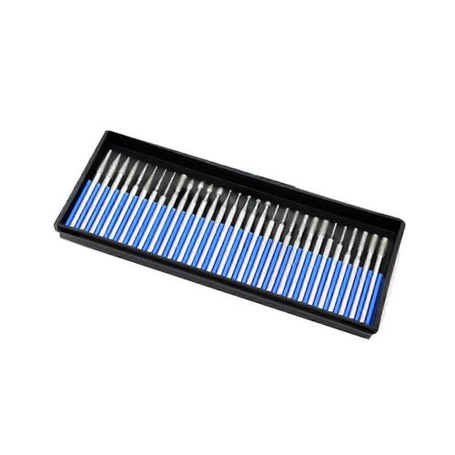30PCS Emery Aiguille De Meulage Tête De Meulage Jade Outil De Sculpture Polissage Électrique Tige De Meulage Cylindre