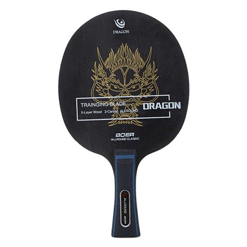 Raquette De Ping-Pong 7 Plis Lame De Tennis De Table Arylate Fibre De Carbone Accessoire Léger De Tennis De Table
