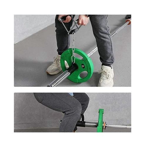 Barre D¿Haltères T Bar Hard Pull Sleeve Fitness Poignée Puller Sleeve Chain Equipment Accessoires Avec Ch