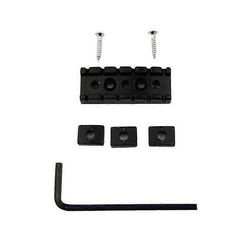 42mm Guitare Métal String Lock Lock Écrou De Verrouillage Pour Guitare Électrique Tremolo Double Lock System, Noir