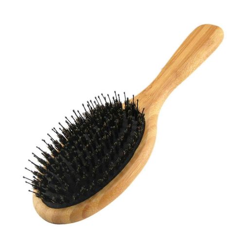 Brosse À Cheveux En Poils De Sanglier Brosse À Cheveux Antistatique En Bois Brosse À Cheveux Peigne De Massage Du Cuir Chevelu Stylets À Coussin D¿Air 