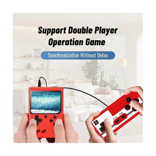 400-En-1 Console De Jeux Vidéo Rétro Mini Jeu Plyer 3.0 Pouces Couleur Poche Tv Console De Jeu Double Handhe