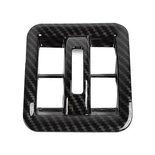Garniture De Bouton De Commutateur De Fenêtre De Tableau De Bord Pour Wrangler Jk 2011-2017 Accessoires Intérieurs, Abs Carbo