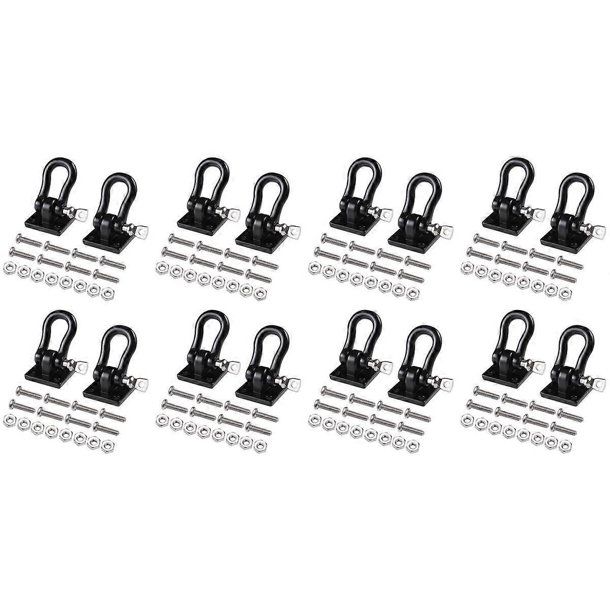 16 Pcs Remorque Remorquage Boucle Crochets De Remorquage Métal Esca...