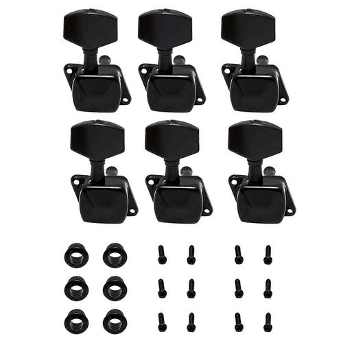 6 Pcs String Tuning Pegs Machine Heads Tuners Guitare Acoustique Électrique Pièces Remplacement