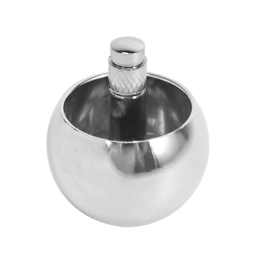 Tippe Top Métal Flip Over Top Haut Acier Inoxydable Spinning Top Jouet Cadeau, Argent