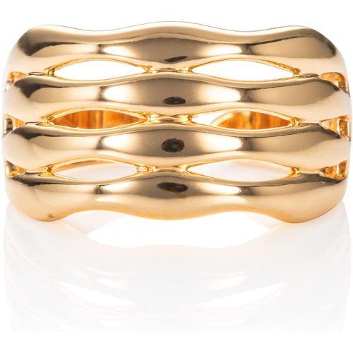 Bague Large Pour Femme Et Jeune Fille, Bagues Créateur Pour Femmes Avec Une Finition Polie, Bague Réglable Pour Femme Avec Pochette À Bijoux[Q1453]