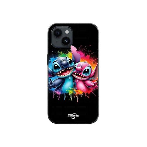 Coque Iphone 13 Stitch Angel Peinture Coloré
