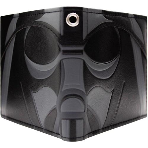 Star Wars Casque De Darth Vader Rejoins Le Côté Obscur! Portefeuille Bi-Fold Porte-Id & Porte-Cartes, Noir[L629]