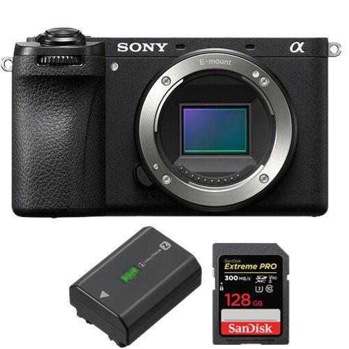Appareil photo sans miroir Sony a6700+batterie Sony NP-FZ100+SanDisk 128Go Extreme Pro SDXC UHS-II U3 300 Mo/s