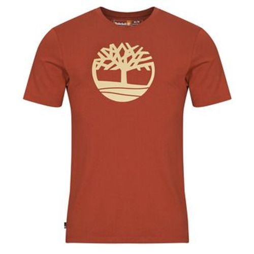 T-Shirt Timberland Kennebec River Tree Logo Short Sleeve Tee Rouge