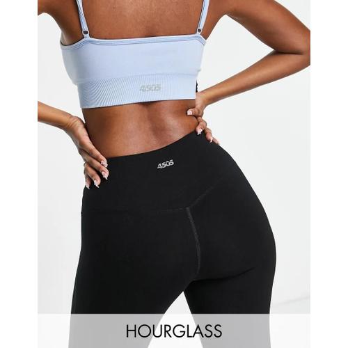 Hourglass - Legging En Coton À Logo-Noir