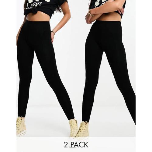 Lot De 2 Leggings - Noir