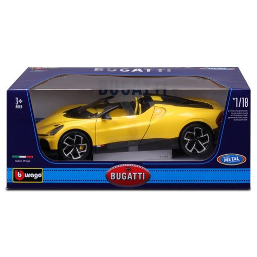 Véhicules Miniatures Die Cast 1/18 Bugatti Mistral - Jaune