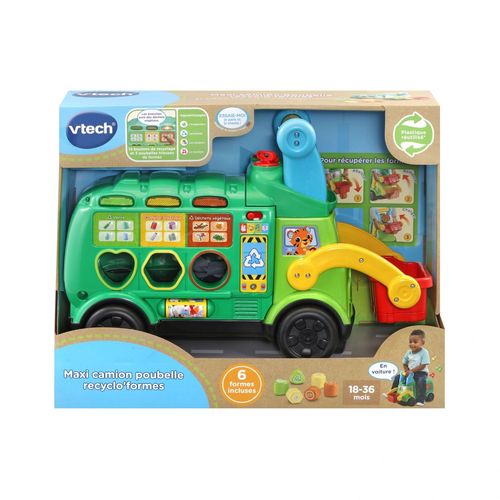 Vtech Baby Maxi Camion Poubelle Recyclo'formes (Plastique Réutilisé)