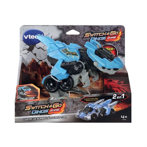 Vtech Switch & Go Dinos Fire - Lazor, Le Super Vélociraptor