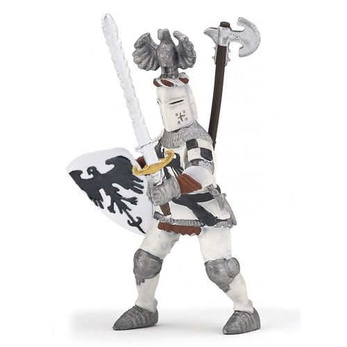 Medieval Et Fantastiques Chevalier Blanc Au Cimier
