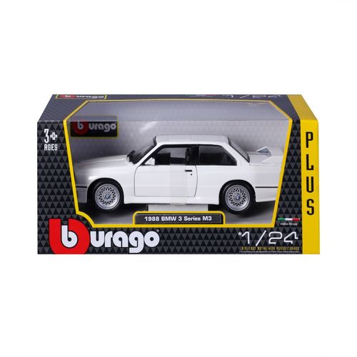Véhicules Miniatures Die Cast 1/24 Bmw M3 1988 - Blanche