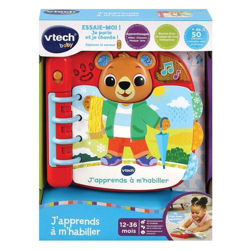 Vtech Baby Livre J'apprends A M'habiller