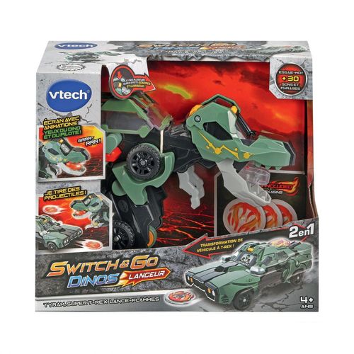 Vtech Switch & Go Dinos Lanceur - Tyram, Super T-Rex Lance Flammes