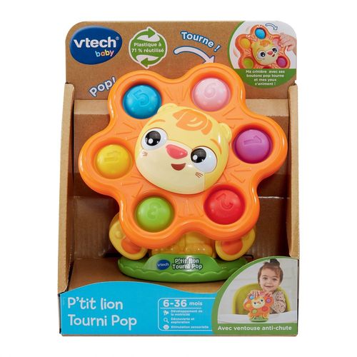 Vtech Baby P'tit Lion Tourni Pop (Plastique Reutilise)