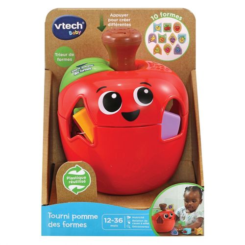 Vtech Baby Tourni Pomme Des Formes (Plastique Reutilise)