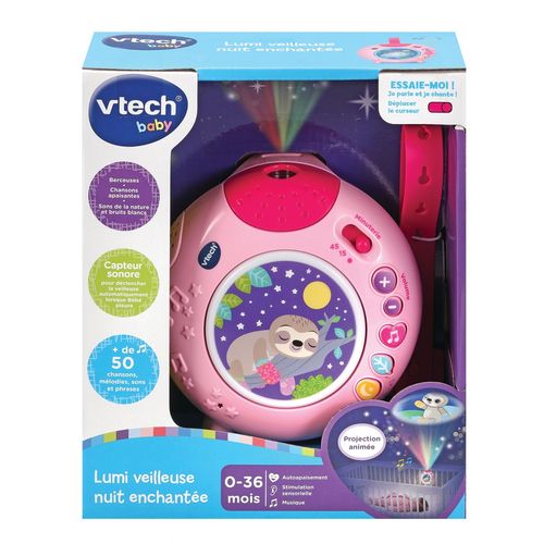 Vtech Baby Lumi Veilleuse Nuit Enchantee Rose