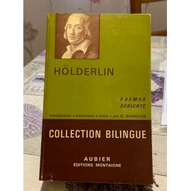 Poèmes Gedichte Holderlin Collection Bilingue