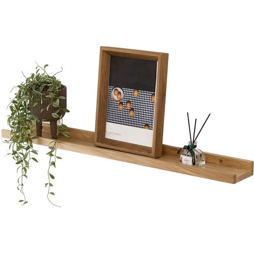Étagère Murale,40cm Étagère Flottante En Bois De Chêne Massif,Rustique Etagere Bois Pour Salon,Cuisine,Chambre,Salle De Bain.[Y127]