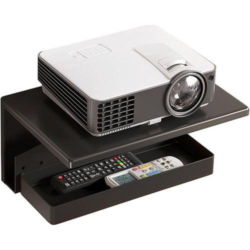 Étagère flottante pour vidéoprojecteur,routeur WiFi,support de rangement mural multicouche pour gestion des câbles,pour lecteurs DVD/boîtes de câbles/accessoires TV (Tl09-2).[Y397]