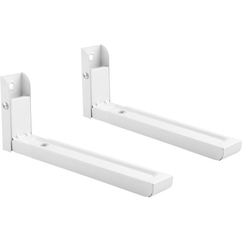 Support Mural Universel Pour Wm0106 Four À Micro-Ondes Etagere Pliable Et Téléscopique Rangement Meuble Cuisine Porte Micro-Onde Blanc.[Y542]