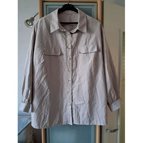 Chemise Neuve Taille 50-52 Beige Toucher Doux