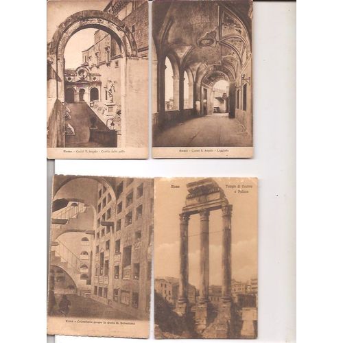5 Cartes Postales Semi Modernes Circulées Divers Italie Rome