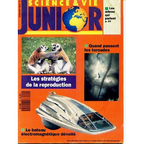Science Et Vie Junior  N° 20 : Les Stratégies De La Reproduction