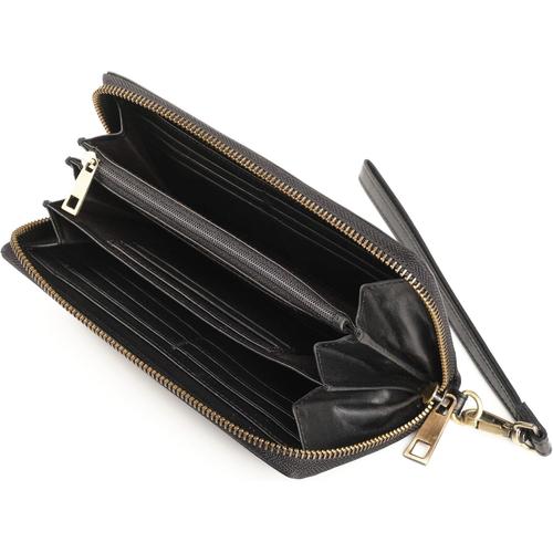 Grand Portefeuille Femme Cuir,Porte Monnaie Femme Cuir,Porte Carte Femme Grande Capacité,Porte Feuilles pour Femme RFID,Porte Chequier Femme Fait Main,Idee Cadeau Femme Original.