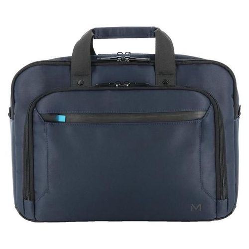 Mobilis Executive 4 Twice - Sacoche pour ordinateur portable - chargement par le haut, 40 % recyclé - 11" - 14" - bleu marine, noir