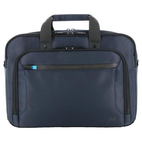 Mobilis Executive 4 Twice - Sacoche pour ordinateur portable - chargement par le haut, 40 % recyclé - 14" - 16" - bleu marine, noir