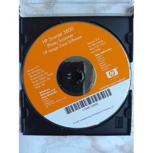 Logiciel Hp Scanjet 3800